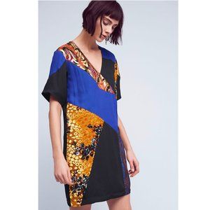 Anthropologie Camellia Patchwork Dress